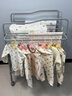 史威比（Sweeby）尿布臺(tái)嬰兒護(hù)理臺(tái)新生兒按摩撫觸臺(tái)可折疊寶寶換尿布洗澡臺(tái) 星云灰丨水盆+垃圾桶+玩具+2儲(chǔ)籃 曬單實(shí)拍圖
