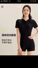 李寧（LI-NING）泳衣女士連體平角極簡(jiǎn)游泳衣專業(yè)運(yùn)動(dòng)保守顯瘦溫泉泳裝0581黑M 曬單實(shí)拍圖