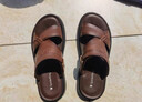 蜘蛛王涼鞋男夏季2025新款真皮舒適戶(hù)外涼拖鞋厚底輕便休閑沙灘鞋480846 棕色 41 曬單實(shí)拍圖