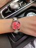 歐利時(shí)（OLEVS）瑞士認證品牌手表女簡(jiǎn)約氣質(zhì)女士手表日歷夜光防水陶瓷薄石英女表 OLEVS-3606-氣質(zhì)格調紅 曬單實(shí)拍圖