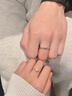 DRIG鉆戒指情侶對(duì)戒男女銀莫桑鉆求婚告白結(jié)婚七夕情人節(jié)禮物送女友 代寫賀卡聯(lián)系客服 曬單實(shí)拍圖