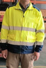 代爾塔 防寒服反光熒光夾克工裝褲 輕便舒適 安全服衣服 安全交通 戶(hù)外通勤  404012 熒光上衣(404012) XL 曬單實(shí)拍圖