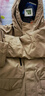 暇步士（Hush Puppies）童裝兒童男女童冬裝新款兒童外套保暖舒適三防厚外套 燕麥卡其 140 cm 曬單實拍圖