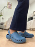 JCZS手術(shù)室洞洞鞋足弓支撐塌陷扁平足拖鞋外穿醫護不臭腳eva材質(zhì)防滑 深藍色足弓 緩解疼痛 35 36碼 曬單實(shí)拍圖