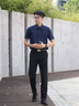 GXG男裝【涼感免燙】簡(jiǎn)約商務(wù)男襯衫通勤正裝襯衣 2025夏季新品 深藏青 L 曬單實(shí)拍圖
