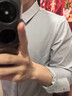 安踏精英系列丨翻領(lǐng)長(zhǎng)袖襯衫男士春季新款商務(wù)通勤彈力打底衫防曬上衣 曬單實(shí)拍圖