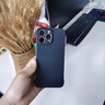 魔巖適用蘋果15promax手機(jī)殼新款無邊框蘋果15pro保護(hù)套iphone15親膚手感蘋果16promax裸機(jī)防摔硬殼 【石墨黑】-輕薄裸感 iPhone 16 Pro 曬單實(shí)拍圖