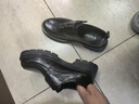 星期六男鞋時尚商務(wù)正裝皮鞋休閑鞋懶人駕車鞋一腳蹬皮鞋男 黑色 42  曬單實拍圖