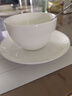 國濤簡(jiǎn)約純白咖啡杯碟歐式骨瓷小奢華陶瓷咖啡器具配勺子印字定制logo 小明海（1杯1碟1勺） 160ml 曬單實(shí)拍圖