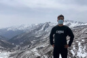 啄木鳥長袖t恤男士純棉春夏季圓領(lǐng)寬松打底衫休閑百搭印花青年體恤男裝 金葉黑色+字母白色 XL 曬單實拍圖
