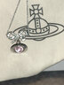 薇薇安·威斯特伍德（Vivienne Westwood）西太后正品項鏈女 圣誕蝴蝶結(jié)送禮ORB項鏈生日禮物送女友 銀粉色 曬單實拍圖