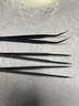 束語英國烘焙鑷子翻糖工具蛋糕裝飾糖珠小夾子直頭生日裱花食品模具用 【烘焙工具】直頭彎頭鑷子三件套 曬單實(shí)拍圖