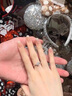 中國黃金鉆石鉑金戒指女白金求婚鉆戒七夕情人節(jié)禮物送女友老婆生日結(jié)婚 守護一生鉑金鉆戒【鉆戒盒】 曬單實拍圖
