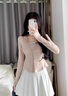 CEENIU夏季薄款防曬衣女2025新款連帽開衫防曬服修身緊身顯瘦短外套上衣 柔霧粉 L （110-125斤） 曬單實(shí)拍圖