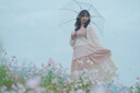 艾珠兒（Aizhuer）高級感法式吊帶連衣裙子女夏季2025新款穿搭海邊度假蛋糕長裙套裝 杏色開衫+卡其色吊帶裙【套裝】 M 曬單實拍圖