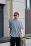 Calvin KleinJeans夏季男女情侶中性通勤ck純棉落肩袖寬松圓領(lǐng)短袖T恤40HM229 P7E-椰青灰 M （推薦135-150斤） 曬單實拍圖