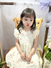 優(yōu)奇嬰兒夏裝蕾絲花邊短袖連體衣女寶寶公主裙子爬服滿月一周歲抓周服 杏色 80 曬單實(shí)拍圖