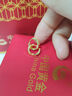中國(guó)黃金（CHINA GOLD）滿天星黃金耳環(huán)女爆閃車花足金耳扣耳釘生日母親節(jié)禮物送女友老婆 A款滿天星耳扣【一對(duì)】約1.7g【中金禮盒】 曬單實(shí)拍圖