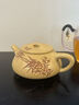 古悅堂宜興原礦紫砂壺純手工名家功夫泡茶壺茶具套裝 本山綠竹影石瓢 石瓢壺 170ml 曬單實(shí)拍圖