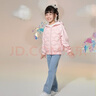 歌瑞家（greatfamily）兒童輕薄羽絨服2024秋季新款女童裝小童中大童連帽羽絨外套樂(lè )友 混色 120 【5-6歲】 曬單實(shí)拍圖