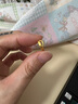 鑫誠盛足金999鏤空愛(ài)心吊墜黃金心形choker脖項圈送女友 單個(gè)鏤空愛(ài)心約0.85g（不含繩） 曬單實(shí)拍圖
