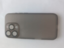 能適適用蘋(píng)果16pro手機(jī)殼 iphone16pro手機(jī)殼 超薄磨砂自帶鏡頭膜防摔防指紋半透明全包男女款軟殼透黑 曬單實(shí)拍圖