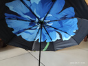 蕉下（beneunder）太陽傘女三折防曬防紫外線黑膠傘雙層小黑傘晴雨兩用遮陽傘果趣 巖桑 曬單實(shí)拍圖