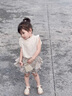G.DUCKKIDS小黃鴨女小童裙褲套裝夏款寶寶洋氣夏裝棉布女童時(shí)髦兩件套夏季 提花裙褲套裝 120 c'm 曬單實(shí)拍圖