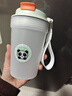 沃德百惠（WORTHBUY）隨手杯學生兒童簡約塑料水杯便攜耐高溫夏天運動水杯耐摔上學專用 兜兜熊 350ml 1個 曬單實拍圖