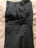 皮爾卡丹（pierre cardin）休閑褲男春夏季薄款寬松直筒褲子男士垂感闊腿長(cháng)褲男裝 黑色 2XL 曬單實(shí)拍圖