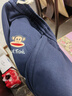大嘴猴（paul frank）男士運(yùn)動(dòng)休閑衛(wèi)褲春秋季新款美式潮牌設(shè)計(jì)感寬松直筒百搭男裝褲子 藏藍(lán)色常規(guī)8278H【官方正品】 2XL 【建議140-160斤】 曬單實(shí)拍圖