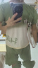 貓人（MiiOW）睡衣情侶裝一男一女夏季純棉睡裙女情侶家居服可外穿短袖短褲套裝 【主圖款】58392女58391男  純棉睡衣 XL 【男】不縮水 不變形 曬單實(shí)拍圖