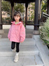 G.duck小黃鴨童裝女童外套春秋2026新款兒童沖鋒衣小女孩連帽夾克風(fēng)衣 粉色 110 (建議身高100cm 4-5歲)cm 曬單實(shí)拍圖