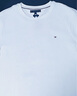 TOMMY HILFIGER【輕奢感】25夏男純棉雙面平紋休閑輕薄高級(jí)感短袖上衣T恤37508 白色YBR L （推薦：150-165斤） 曬單實(shí)拍圖