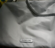 CHARLES&KEITH大容量尼龍鏈條單肩包托特包包女包生日禮物CK2-20271479 Light Grey淺灰色 特大包 曬單實(shí)拍圖
