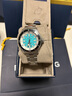 百年靈（BREITLING）超級海洋自動(dòng)機械男士手表綠松色44瑞士機械表 綠松色-鋼帶-44mm 曬單實(shí)拍圖