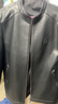 皮爾卡丹（pierre cardin）高端皮衣外套男綿羊皮夾克春秋季休閑薄款潮流立領(lǐng)海寧真皮機車(chē)服 曬單實(shí)拍圖