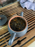 云南建水紫陶茶壺素大口漢瓦壺正宗純手工非紫砂壺家用可提轉(zhuǎn) 單壺 200ml 曬單實(shí)拍圖