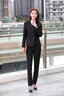 小西裝女春秋款長(cháng)袖職業(yè)裝套裝面試上班商務(wù)西服正裝教師工作服女 寶藍【單外套】 4XL 【約135-145斤人穿】 曬單實(shí)拍圖