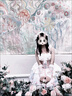 COMIC SOULLolita原創(chuàng)公主風(fēng)可愛美洋裝jsk連衣裙蝴蝶結(jié)洛麗塔芭蕾風(fēng)蛋糕裙 粉藍大全套 XS (65斤-80斤） 曬單實拍圖