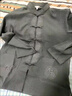 ZMEX中老年爸爸套裝男春秋季中國(guó)風(fēng)男裝 麻爺爺春秋季漢服唐裝男 深灰色[套裝] 40/170建議115-130斤 曬單實(shí)拍圖
