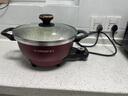 揚子家用多功能電熱鍋電煮鍋電火鍋一體電炒鍋2L小容量電鍋小型迷你電熱鍋小功率煎炒燉煮不粘宿舍鍋 3L 功率700W 曬單實(shí)拍圖