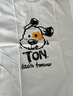 唐獅（TonLion）2025情侶裝短袖T恤男印花寬松半袖白色打底衫女 男款/黑色 L 曬單實(shí)拍圖