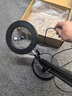 簡光藝高清高倍臺式放大鏡帶LED冷暖燈老人閱讀手機修表維修用臺燈 曬單實拍圖