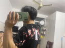 益帛重磅短袖T恤男士夏季新款美式高街花朵刺繡彈力修身圓領五分半袖 黑色 XL 【建議110-125斤】 曬單實拍圖