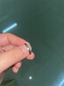 飾珀925銀尾戒女小指單身輕奢高級感自律超小號閉口小拇指尾戒女生 8號（周長48MM） 曬單實拍圖