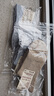 無印良品（MUJI）男式 合腳直角棉質(zhì)涼爽短襪 男士襪子薄款25年夏季 DAD34A5S 淺銀灰色 M （25-27cm/40-44碼） 曬單實(shí)拍圖