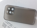 能適適用蘋(píng)果16pro手機(jī)殼 iphone16pro手機(jī)殼 超薄磨砂自帶鏡頭膜防摔防指紋半透明全包男女款軟殼透黑 曬單實(shí)拍圖
