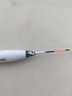 六魚(yú)細(xì)尾夜光漂led電子漂316黑坑硬尾浮漂雙排 RG40-4【咬鉤變色】 曬單實(shí)拍圖