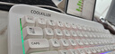 CoolKillerVIVID67客制化機械鍵盤(pán)鋁坨坨無(wú)線(xiàn)藍牙三模游戲送女友霜雪白 曬單實(shí)拍圖